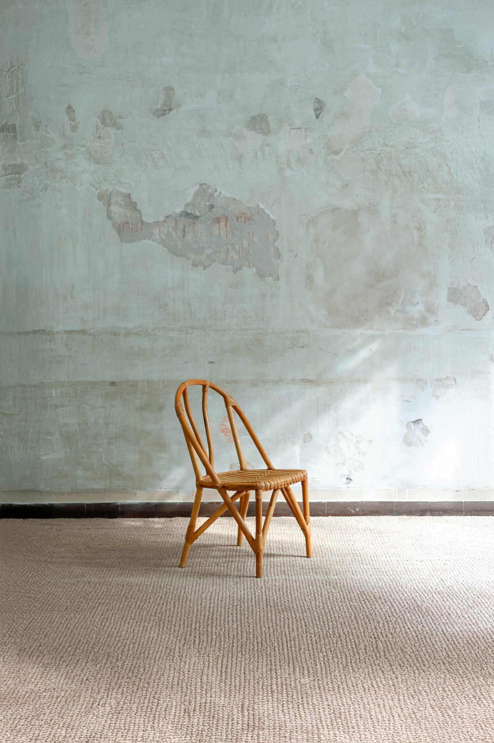 Set of Eight Bamboo Chairs – 1970s For Sale 3