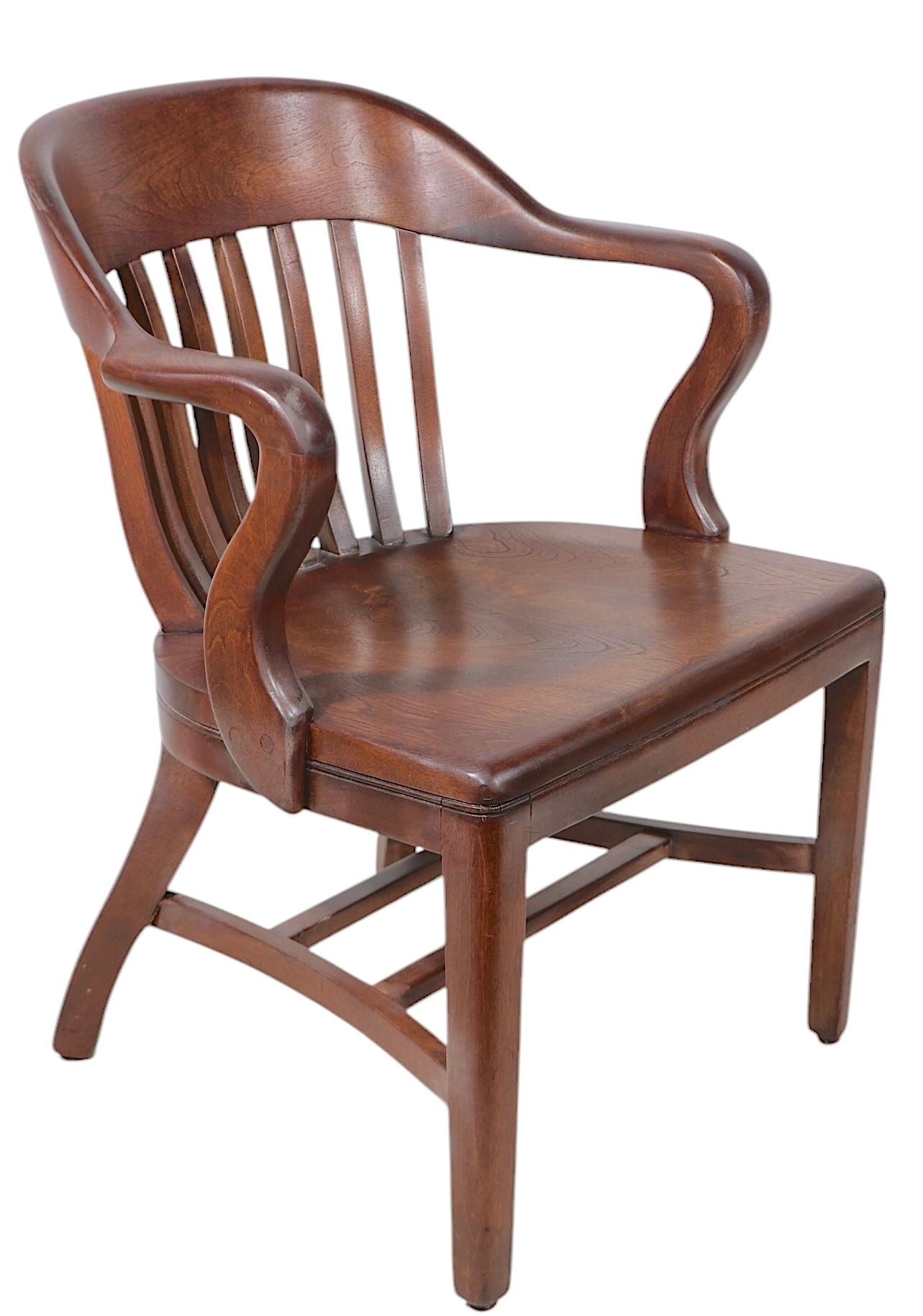 Set of Eight Bank of England Jury Chairs by Sikes 6