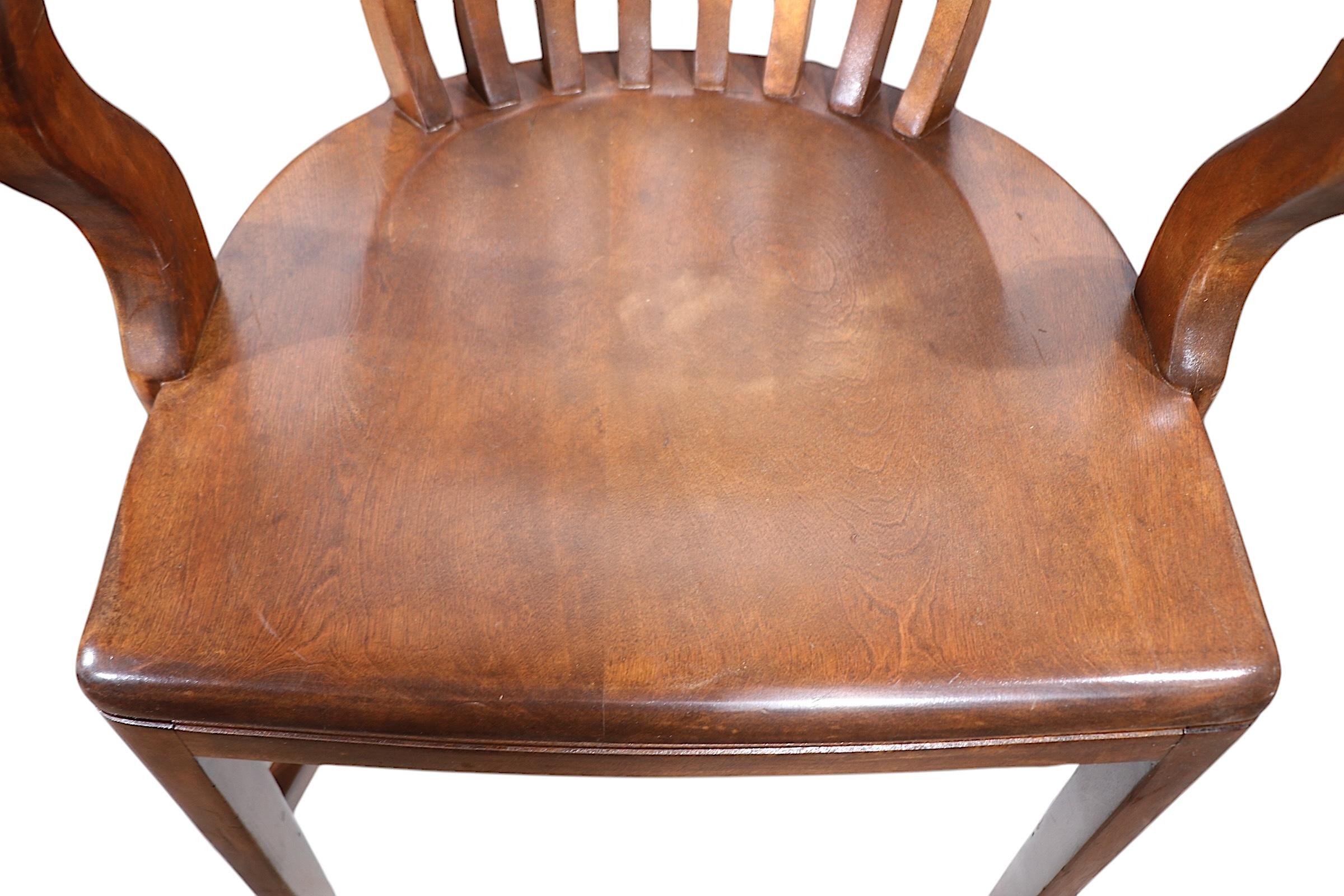 Set of Eight Bank of England Jury Chairs by Sikes 2