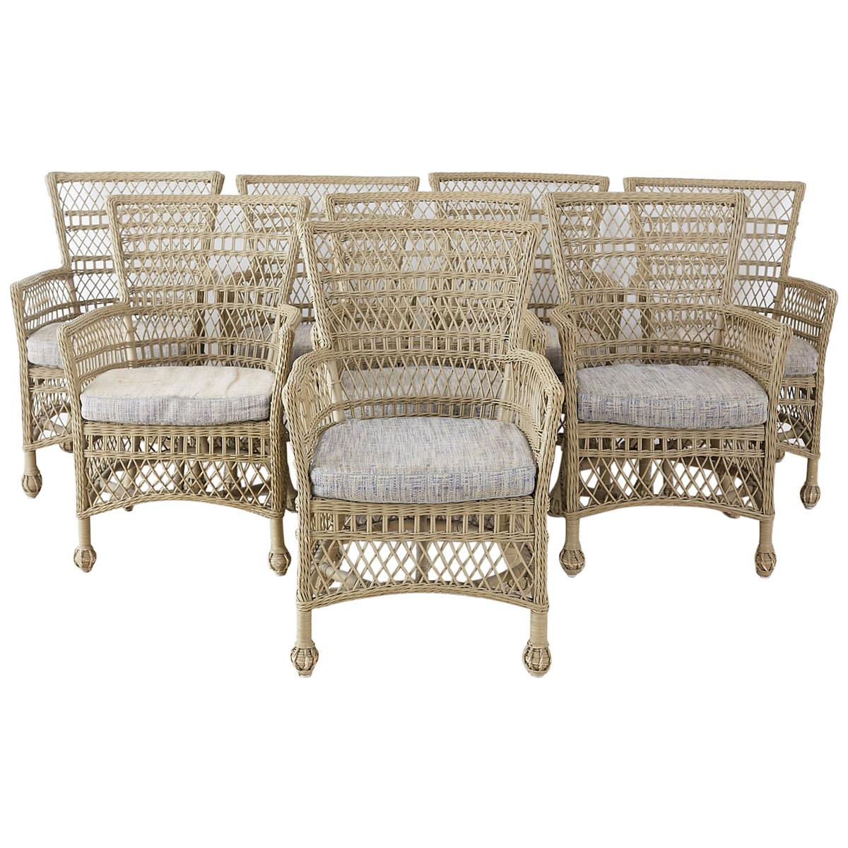 Antique Bar Harbor Wicker Sofa at 1stdibs