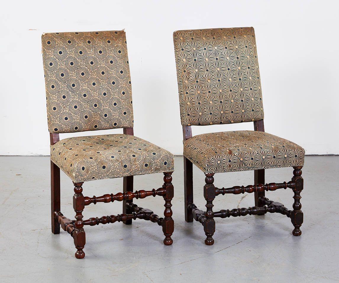 Belgian Set of Eight Baroque Chairs