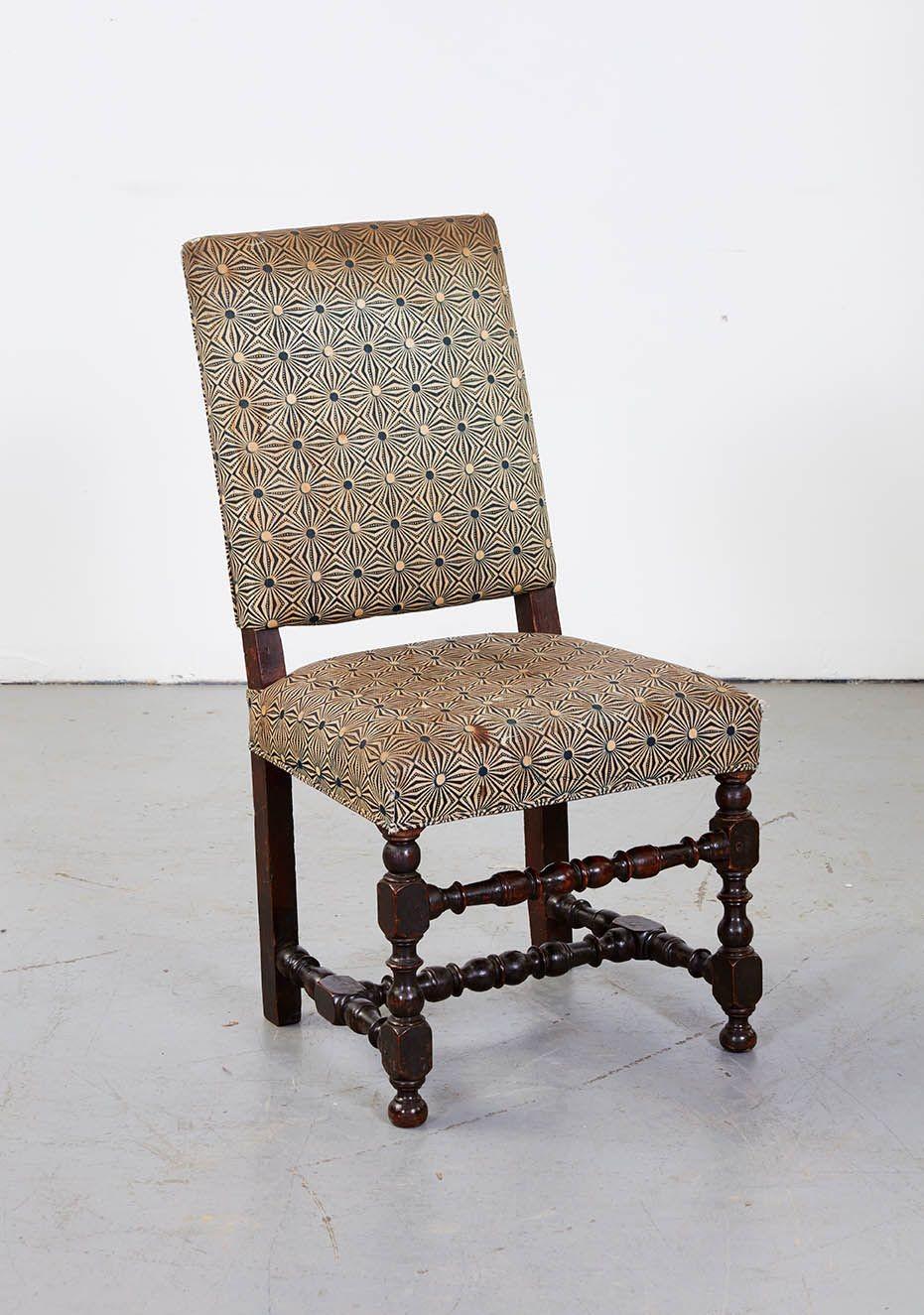 18th Century and Earlier Set of Eight Baroque Chairs