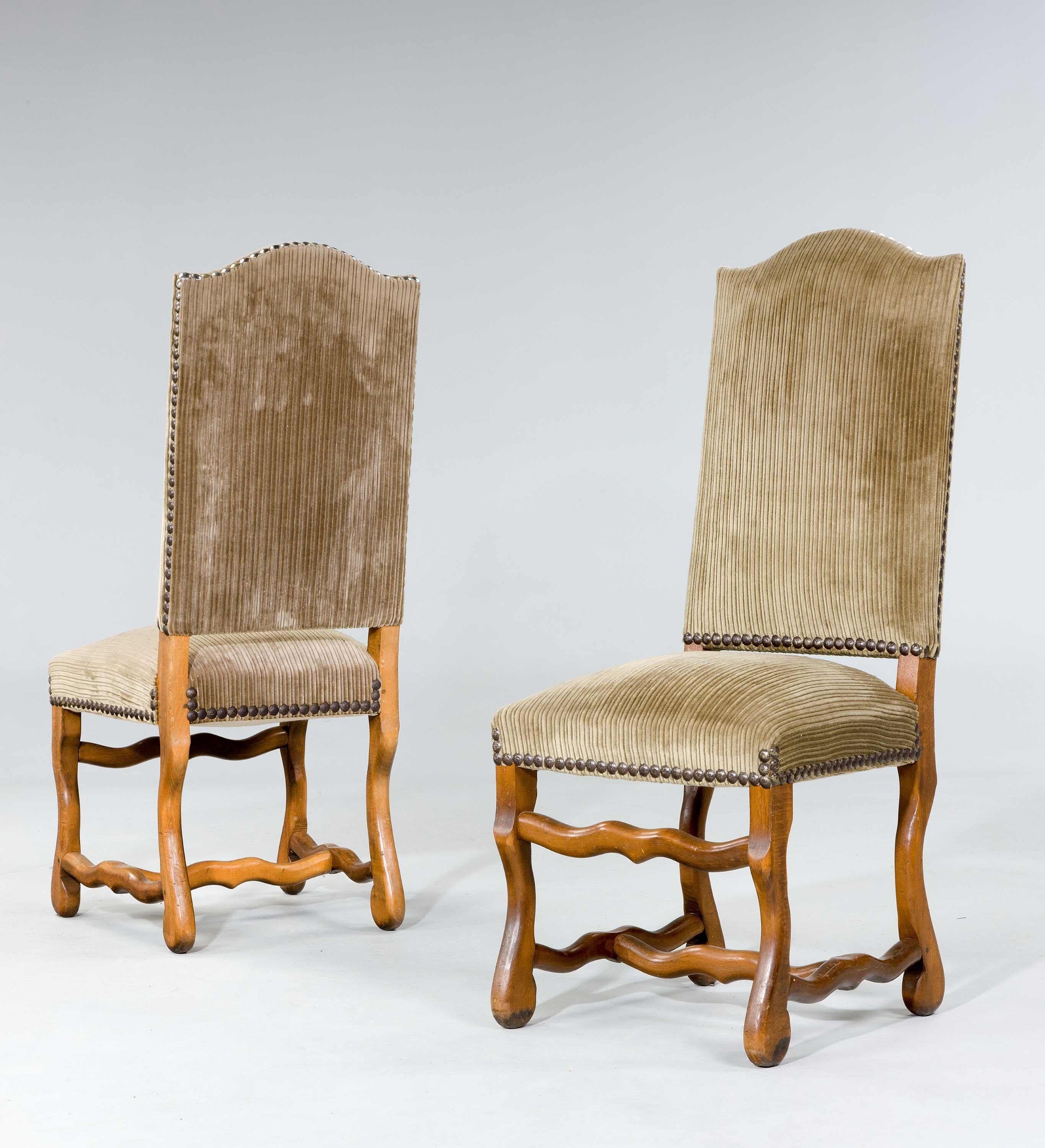 English Set of Eight Beech Dining Room Chairs