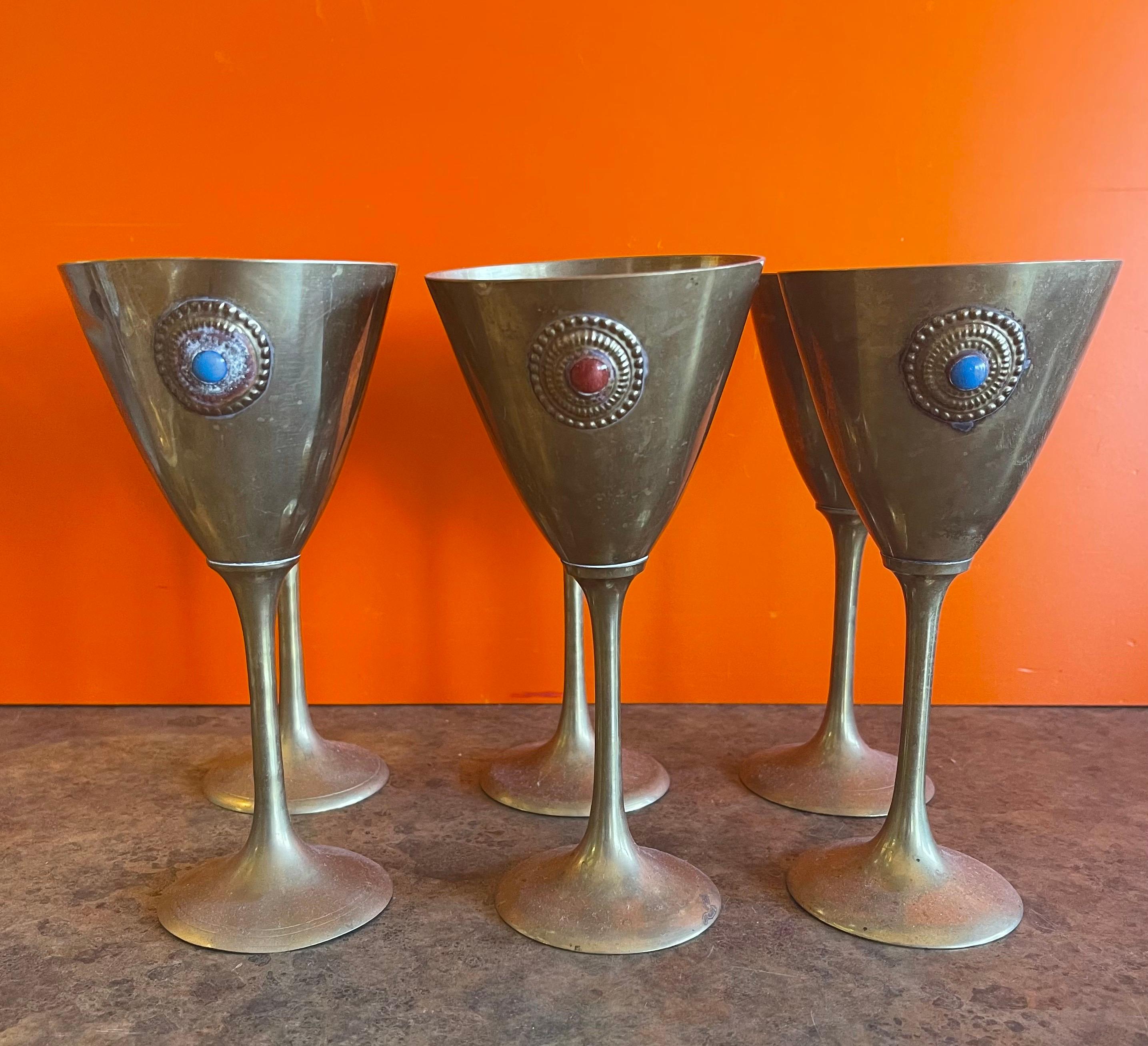 valero silver plated goblets