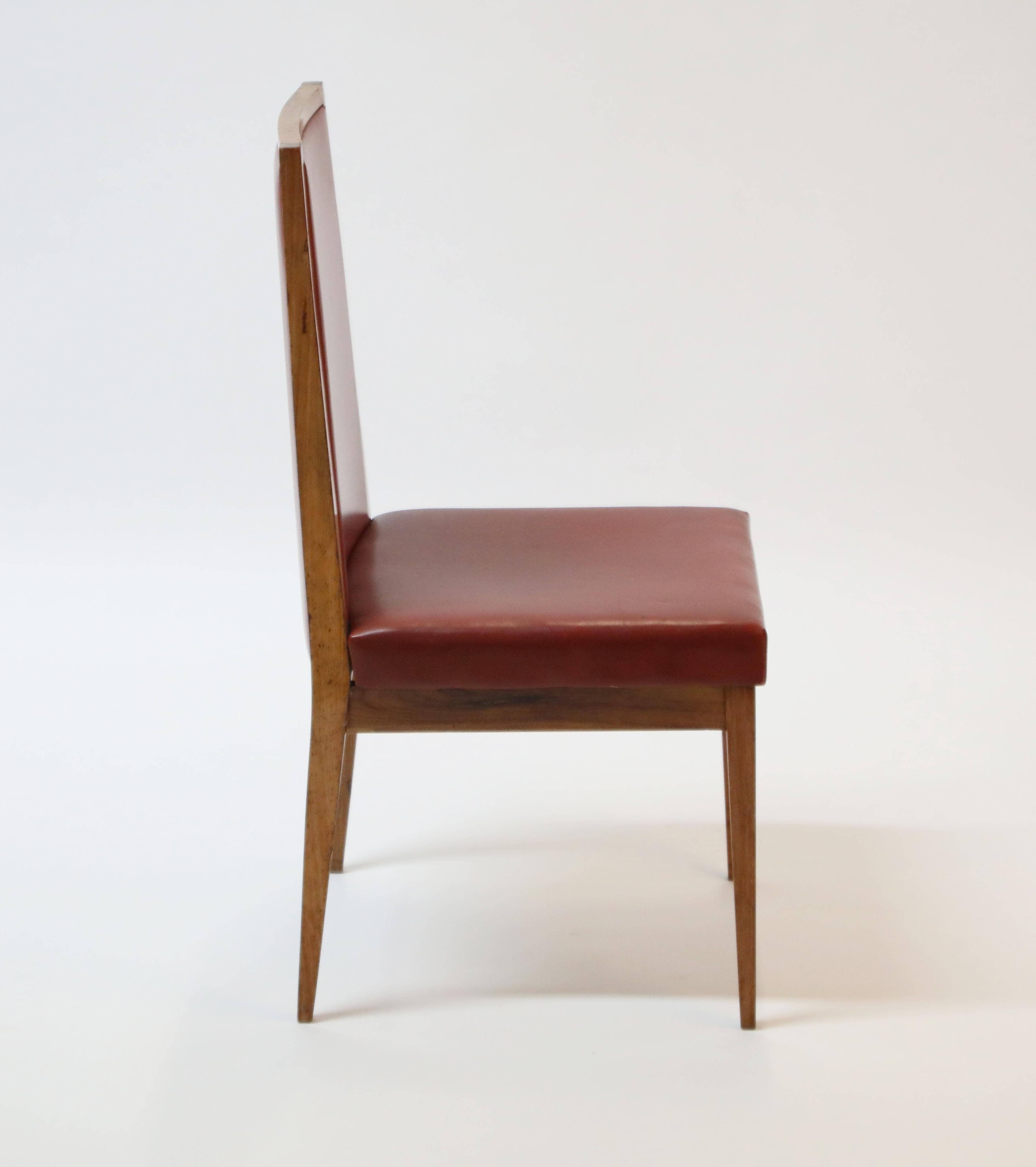 Set of Eight Brazilian Caviuna Rosewood Dining Chairs by Móveis Teperman, 1960 In Good Condition In Los Angeles, CA