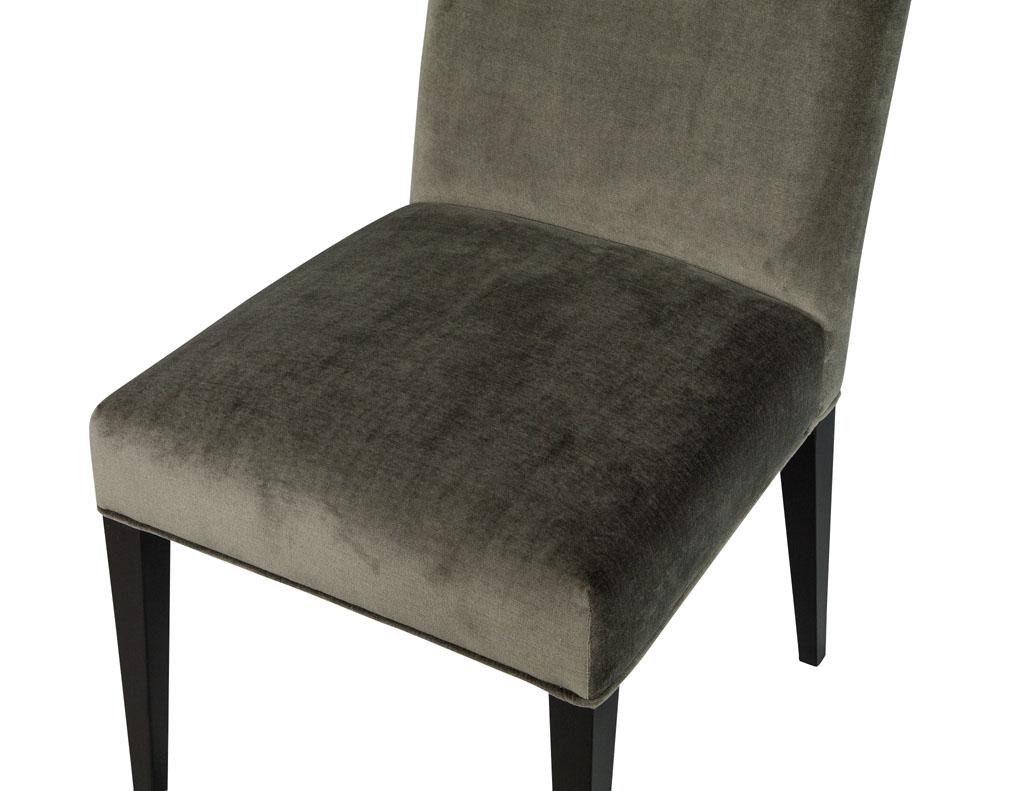 Contemporary Set of Eight Carrocel Custom Chameau Dining Chairs For Sale