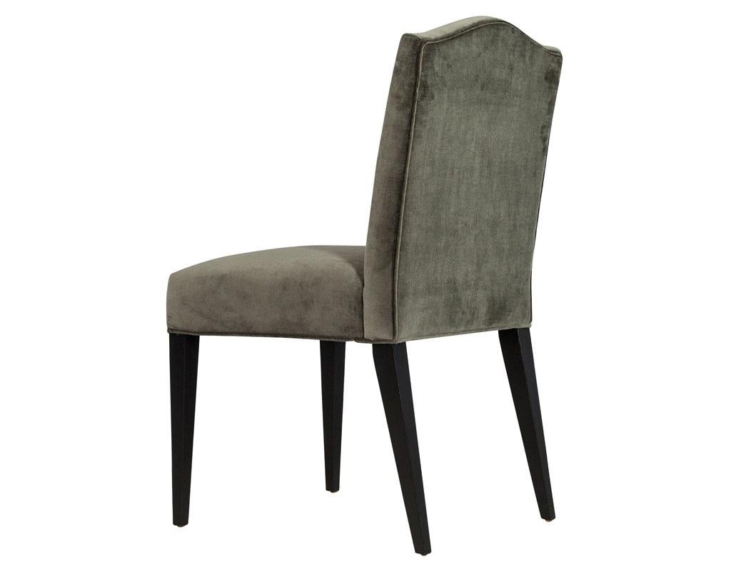 Set of Eight Carrocel Custom Chameau Dining Chairs For Sale 1