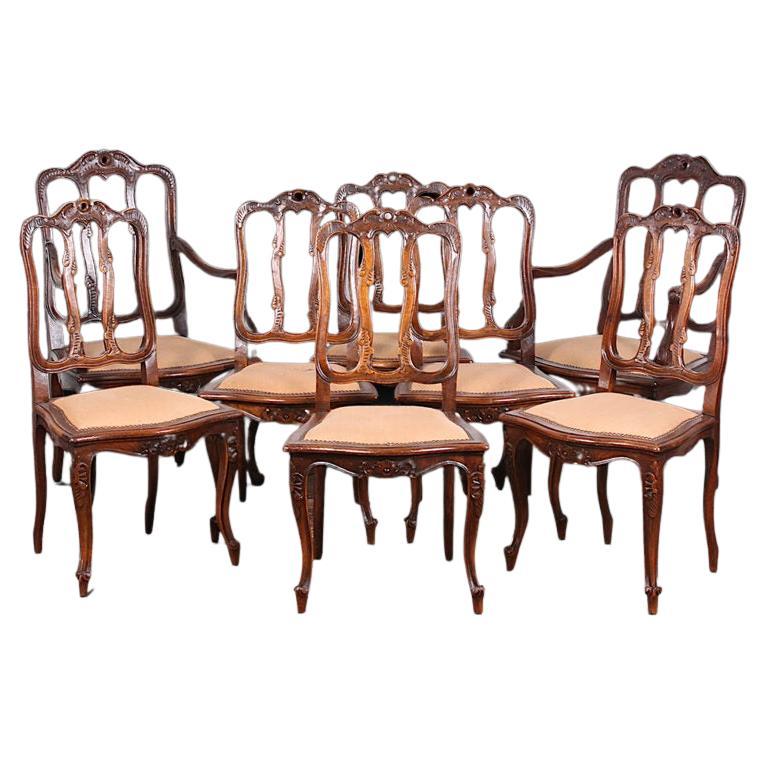 Boris Tabacoff Set of Eight Dining Chairs at 1stDibs
