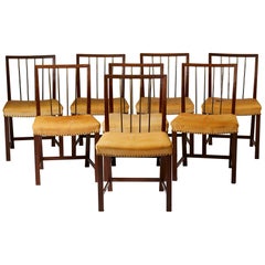 Set of Eight Chairs, Anonymous, Denmark, 1940s