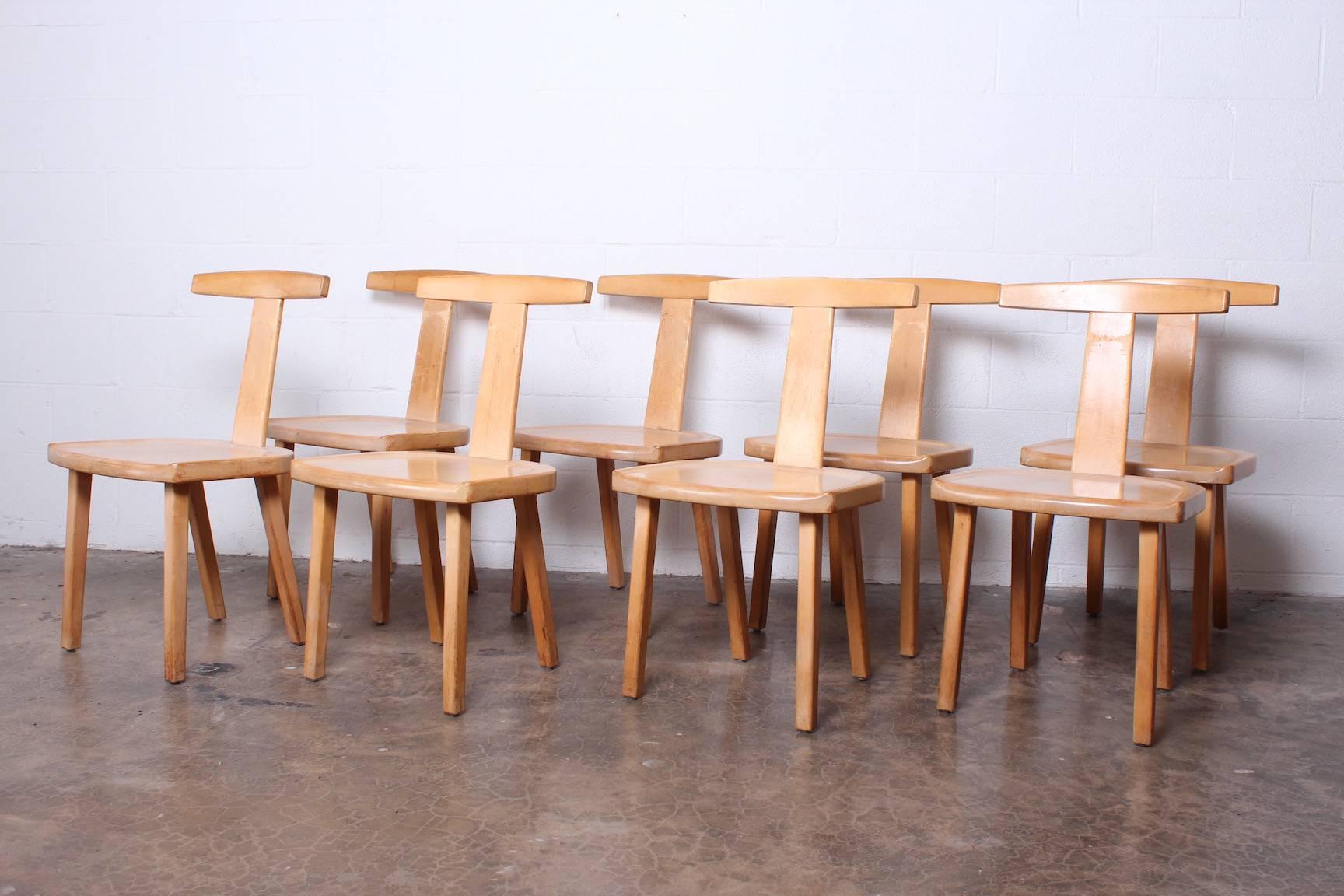 Set of Eight Chairs by Olavi Hanninen for Mikko Nupponen 6