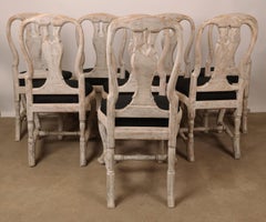 Set of Eight Chairs ca 1760/1770