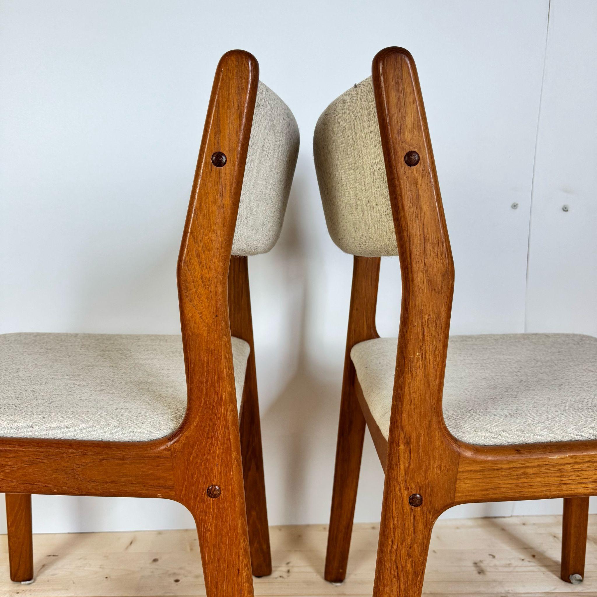 Ensemble de huit chaises, Danemark 1960 en vente 2