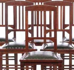 Set of eight chairs