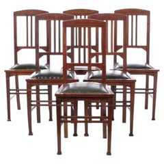 Set of eight chairs