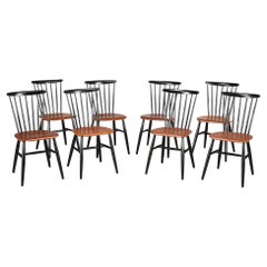 Set of Eight Chairs Model Fanett, After Tapiovaara