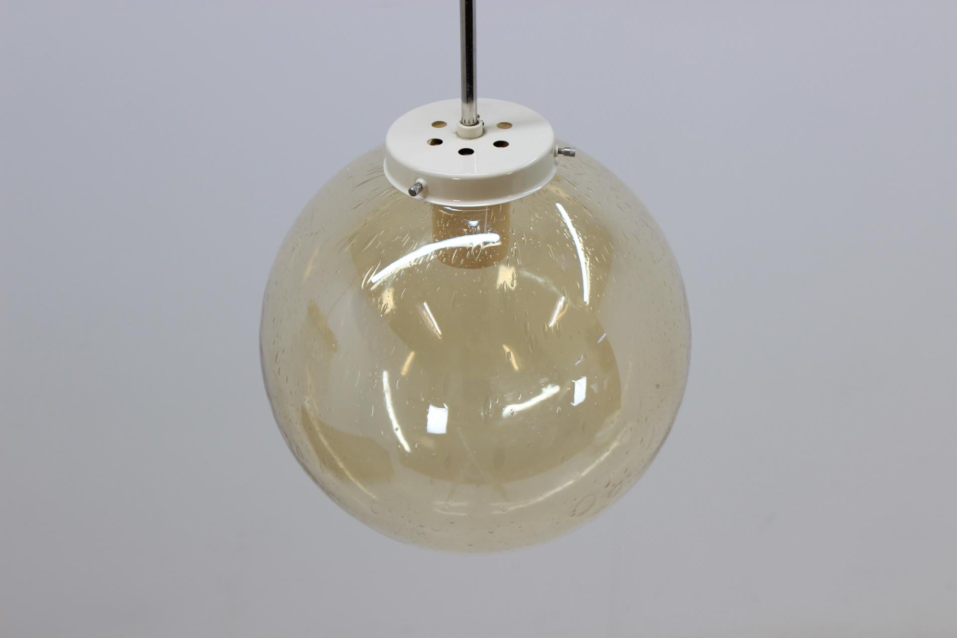 Mid-Century Modern Set of Eight Chandeliers or Pendants, 1960s For Sale