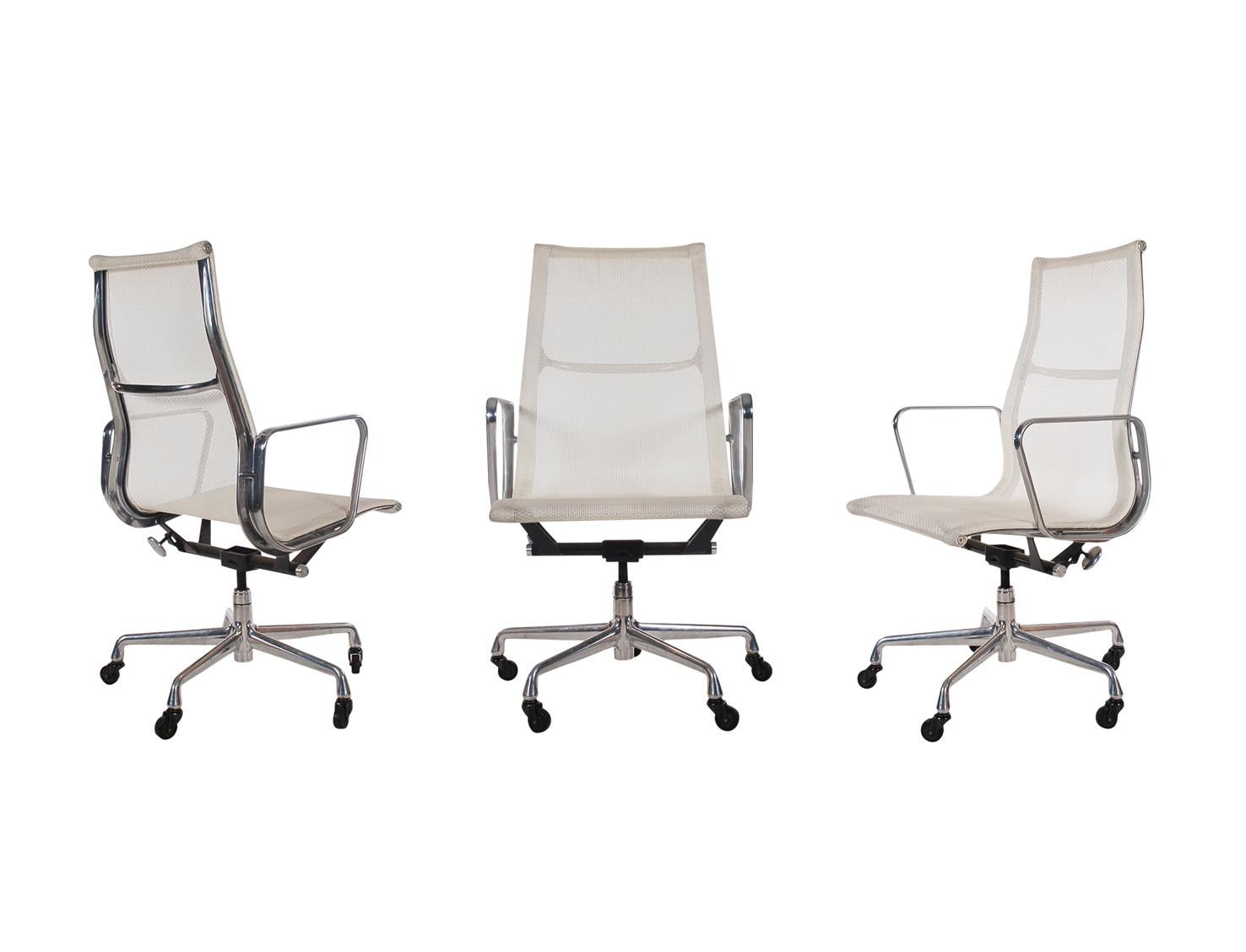 Set of Eight Charles Eames for Herman Miller Conference Room Office