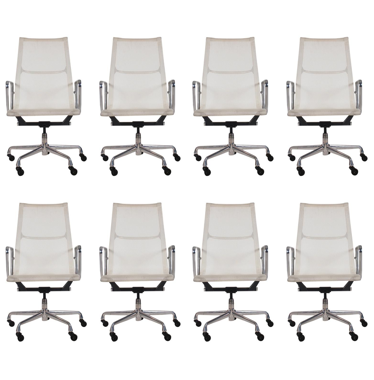 Set of Eight Charles Eames for Herman Miller Conference Room Office