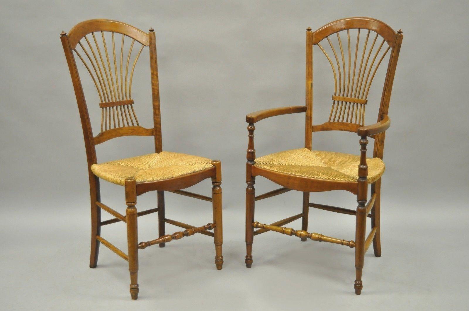 wheat sheaf back chairs