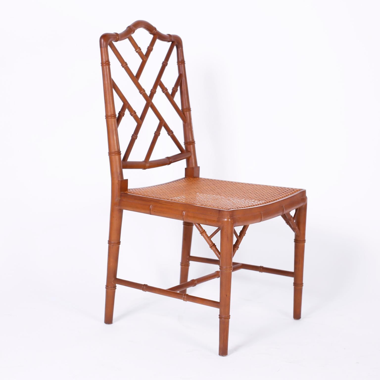 bamboo chippendale chairs