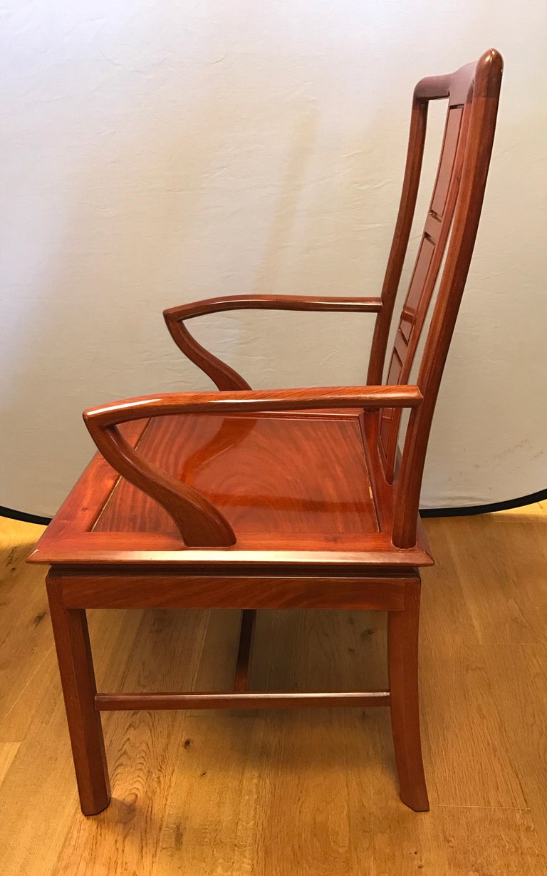 Set of Eight Chinese Rosewood Dining Chairs at 1stDibs