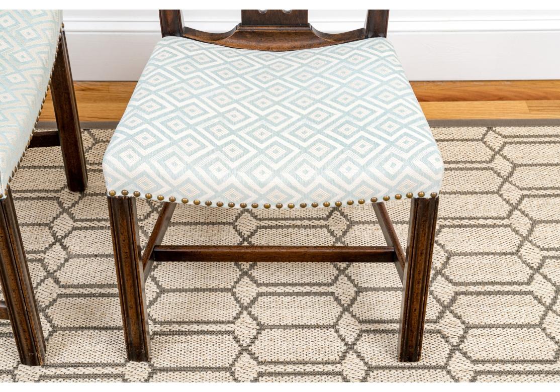 Juego De Ocho Sillas De Comedor Estilo Chippendale en venta 1