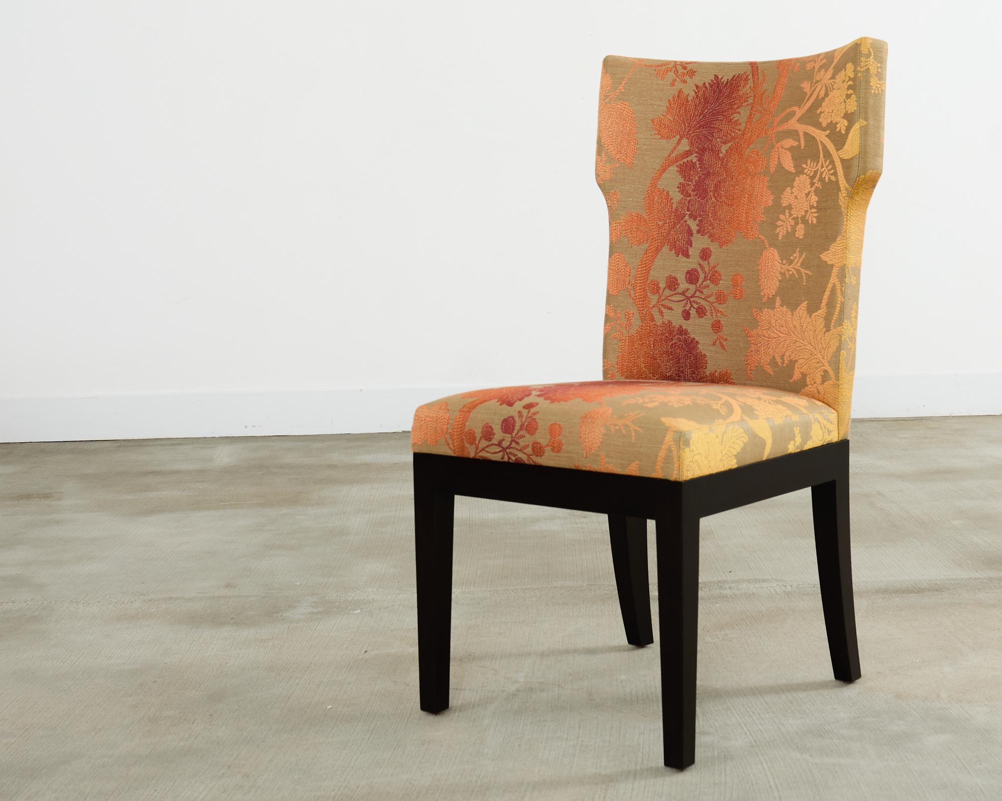 Set of Eight Christian Liaigre Holly Hunt Barbuda Dining Chairs 4