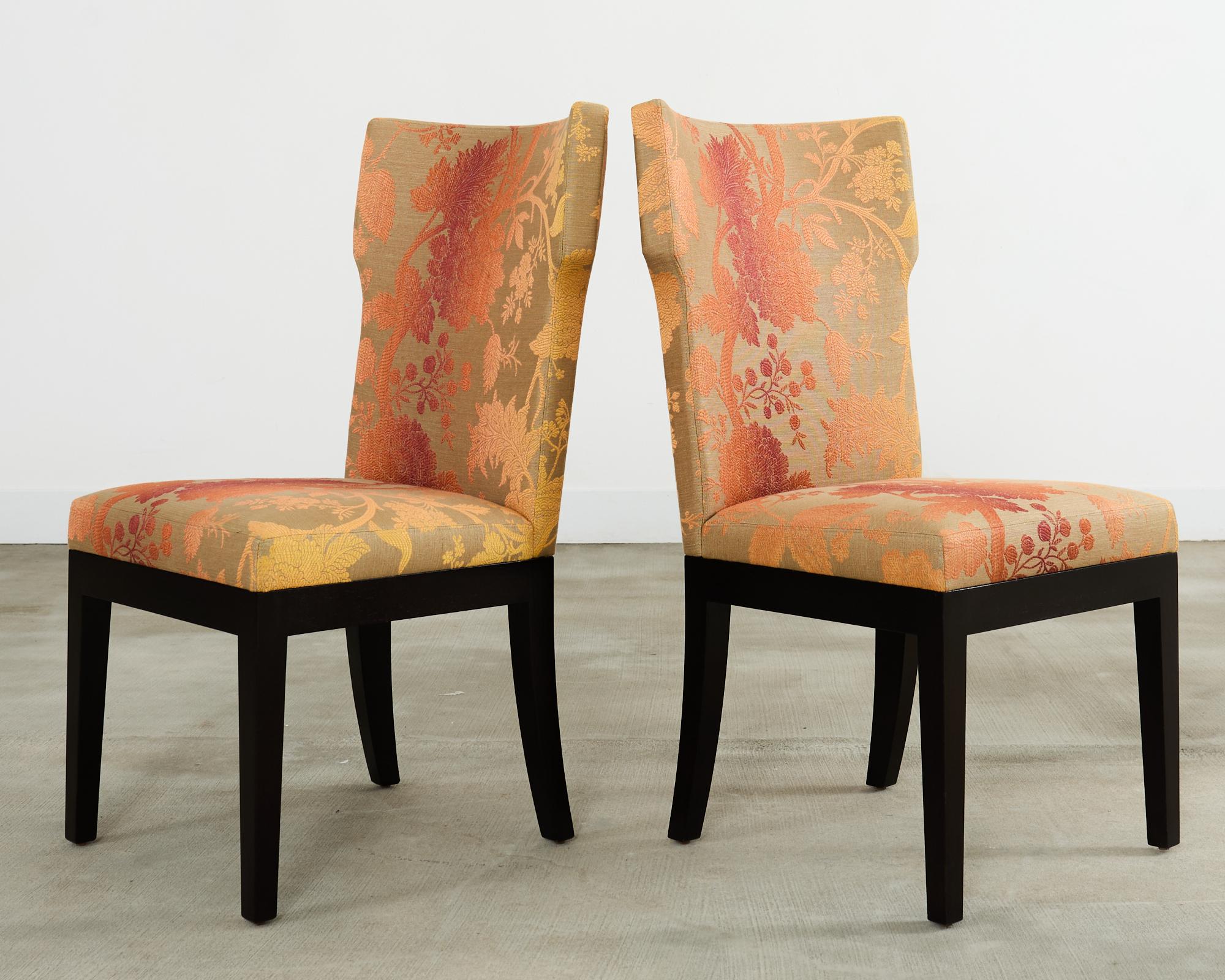 American Set of Eight Christian Liaigre Holly Hunt Barbuda Dining Chairs