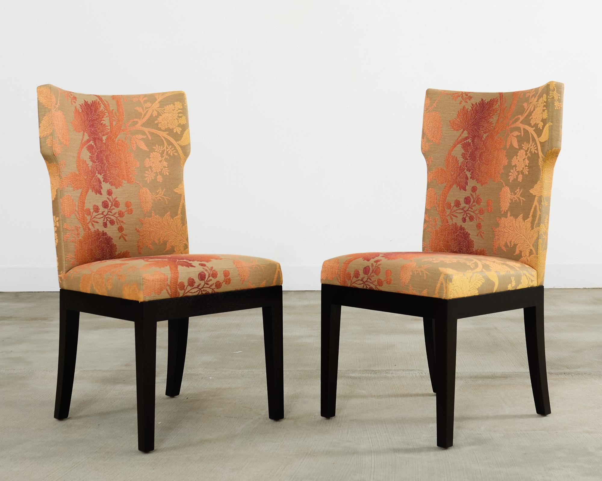 Set of Eight Christian Liaigre Holly Hunt Barbuda Dining Chairs In Good Condition In Rio Vista, CA
