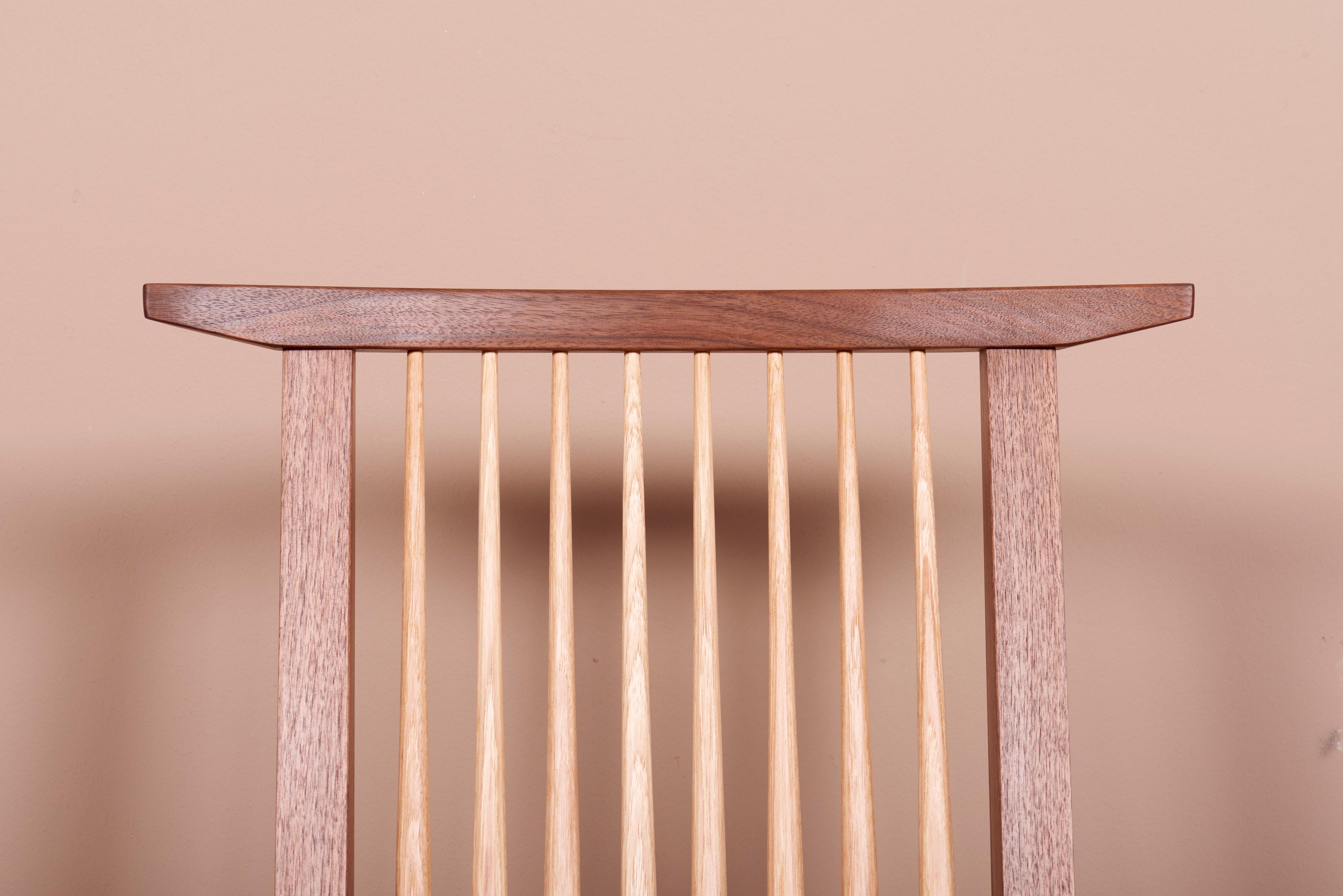 8 chaises de salle à manger Conoid de Mira Nakashima basées sur un design de George Nakashima en vente 4