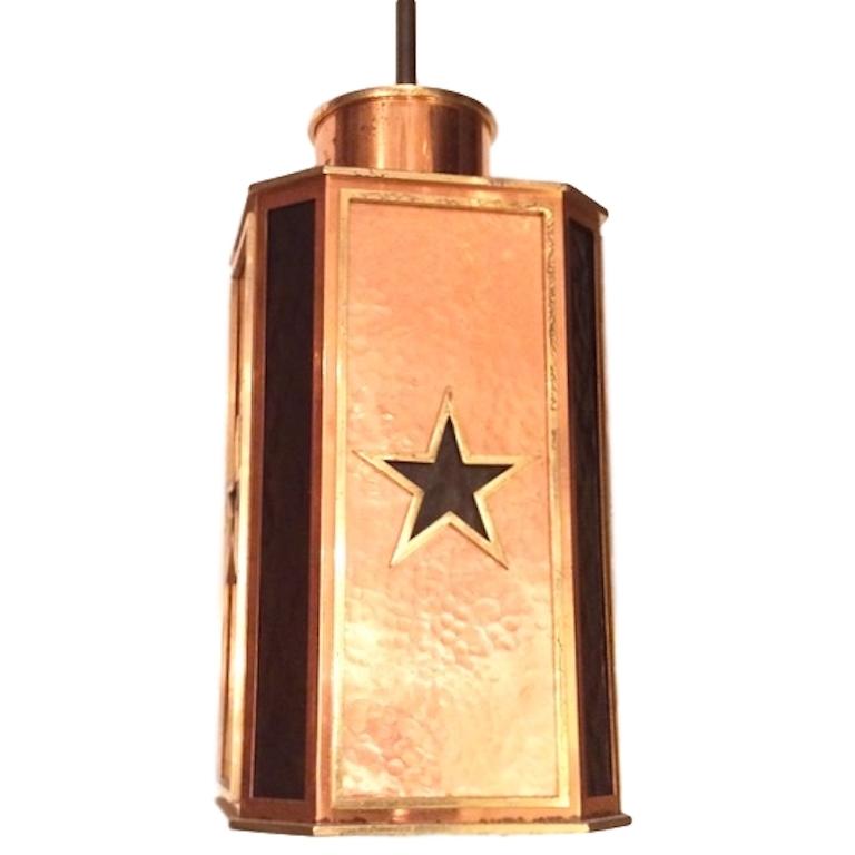 Set of Eight Copper Lanterns, Sold Individually In Excellent Condition For Sale In New York, NY