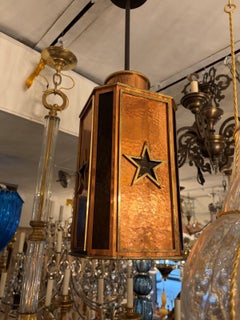 Set of Eight Copper Lanterns, Sold Individually