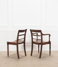 Set of Eight Country Georgian Dining Chairs