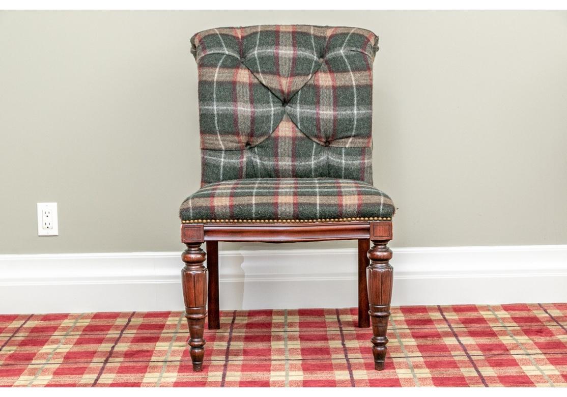 Set of Eight Custom Ralph Lauren Upholstered Dining Chairs 13