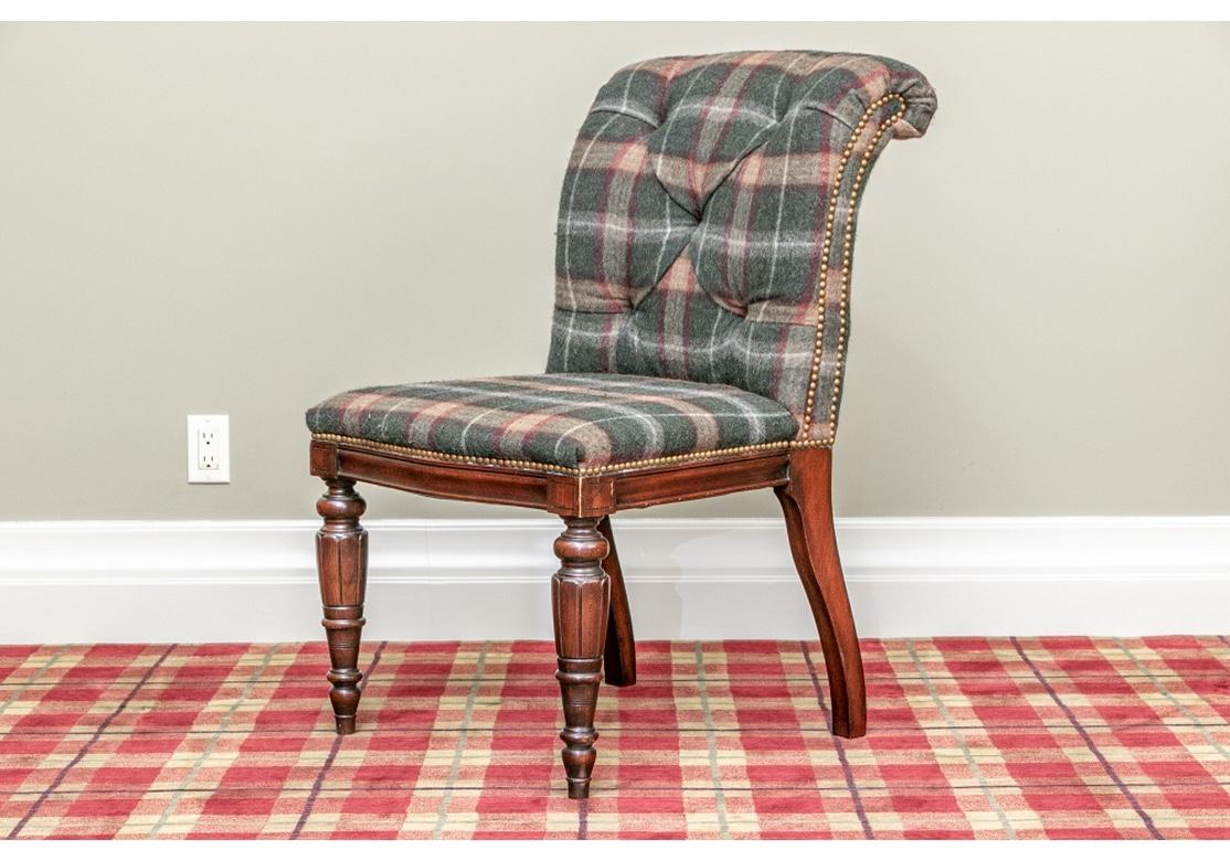 20th Century Set of Eight Custom Ralph Lauren Upholstered Dining Chairs
