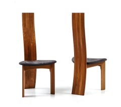 Set of Six Danish Cherrywood Dining Chairs by Bob og Dries Van Den Bergh