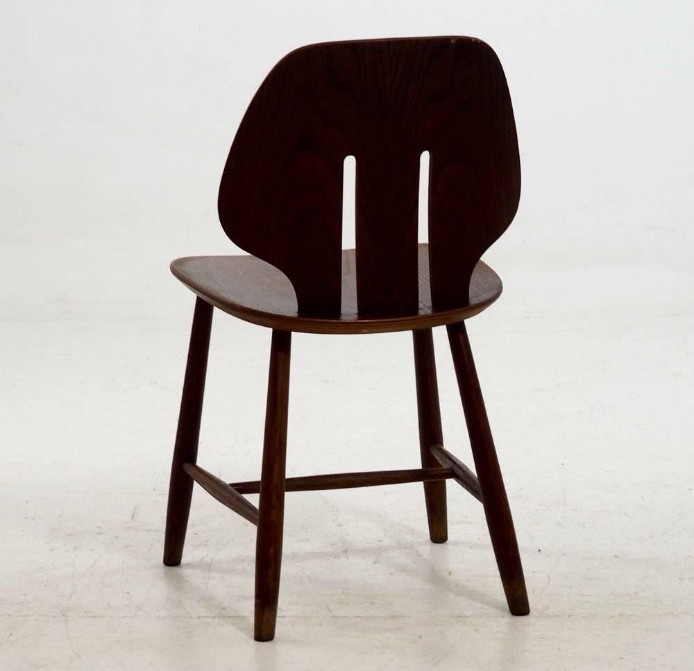Set of Eight Danish Design Chairs in Teak, 1960s 1