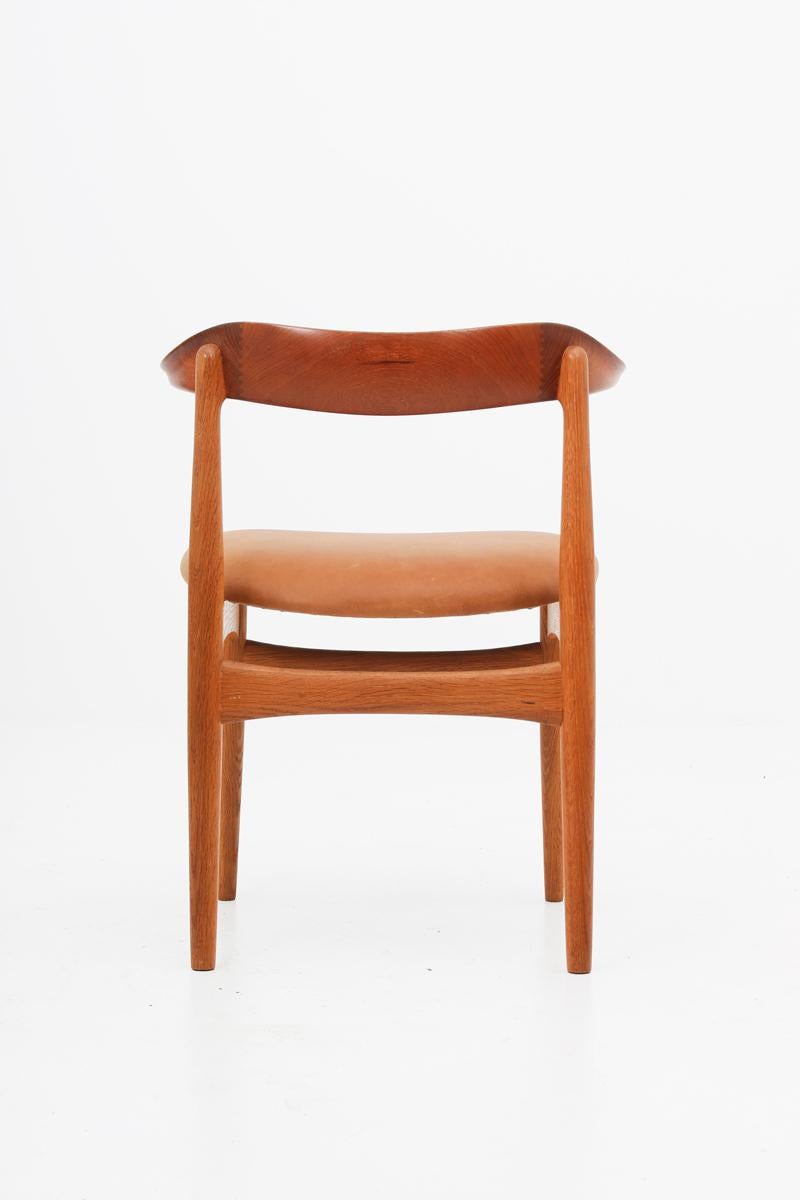 Ensemble de Huit Chaises de Salle  Manger Danoises Cowhorn Chair par Knud Faerch en vente 4