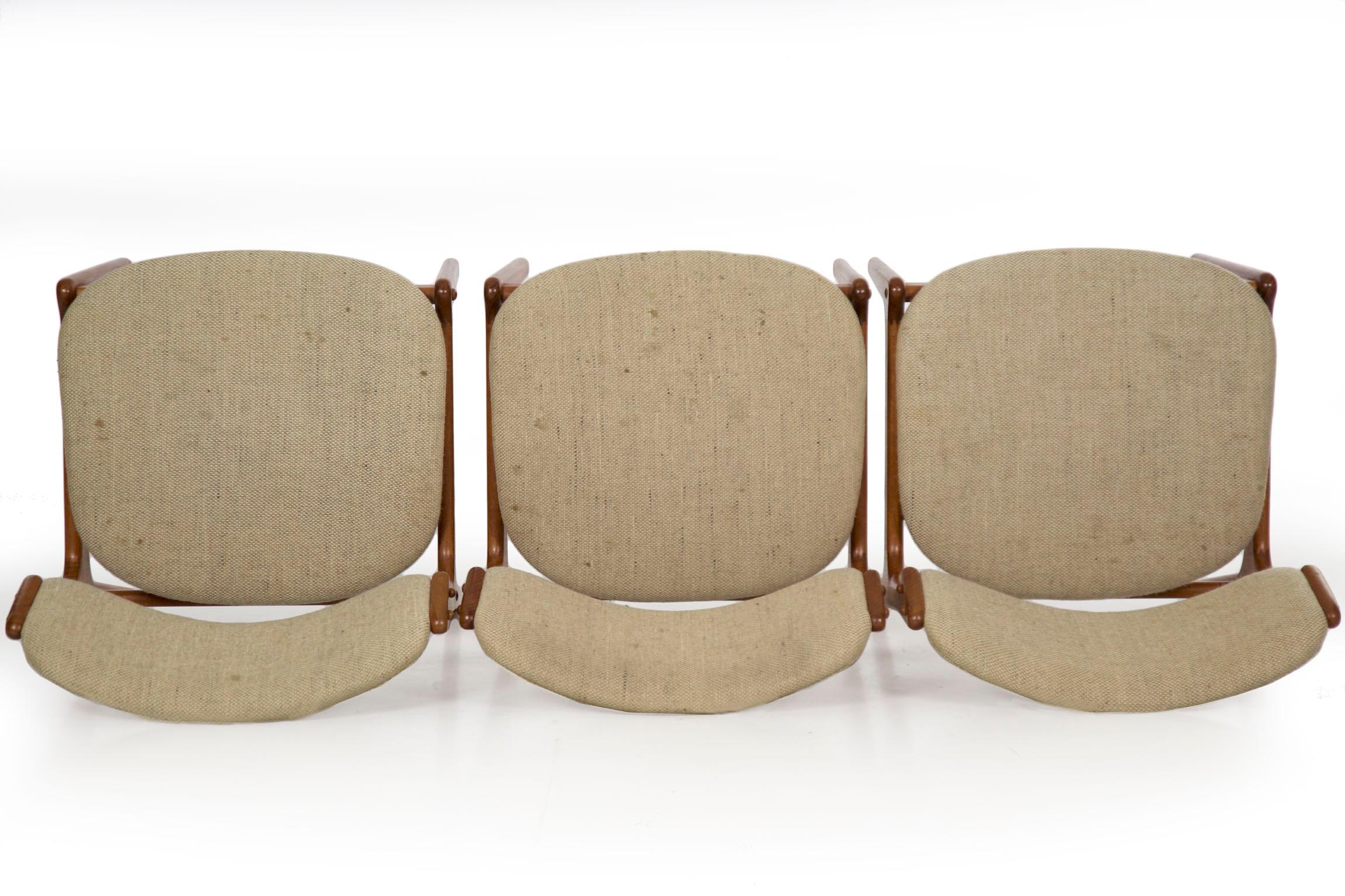 Set of Eight Danish Mid Century Erik Buch for O.D. Møbler Dining Chairs 14