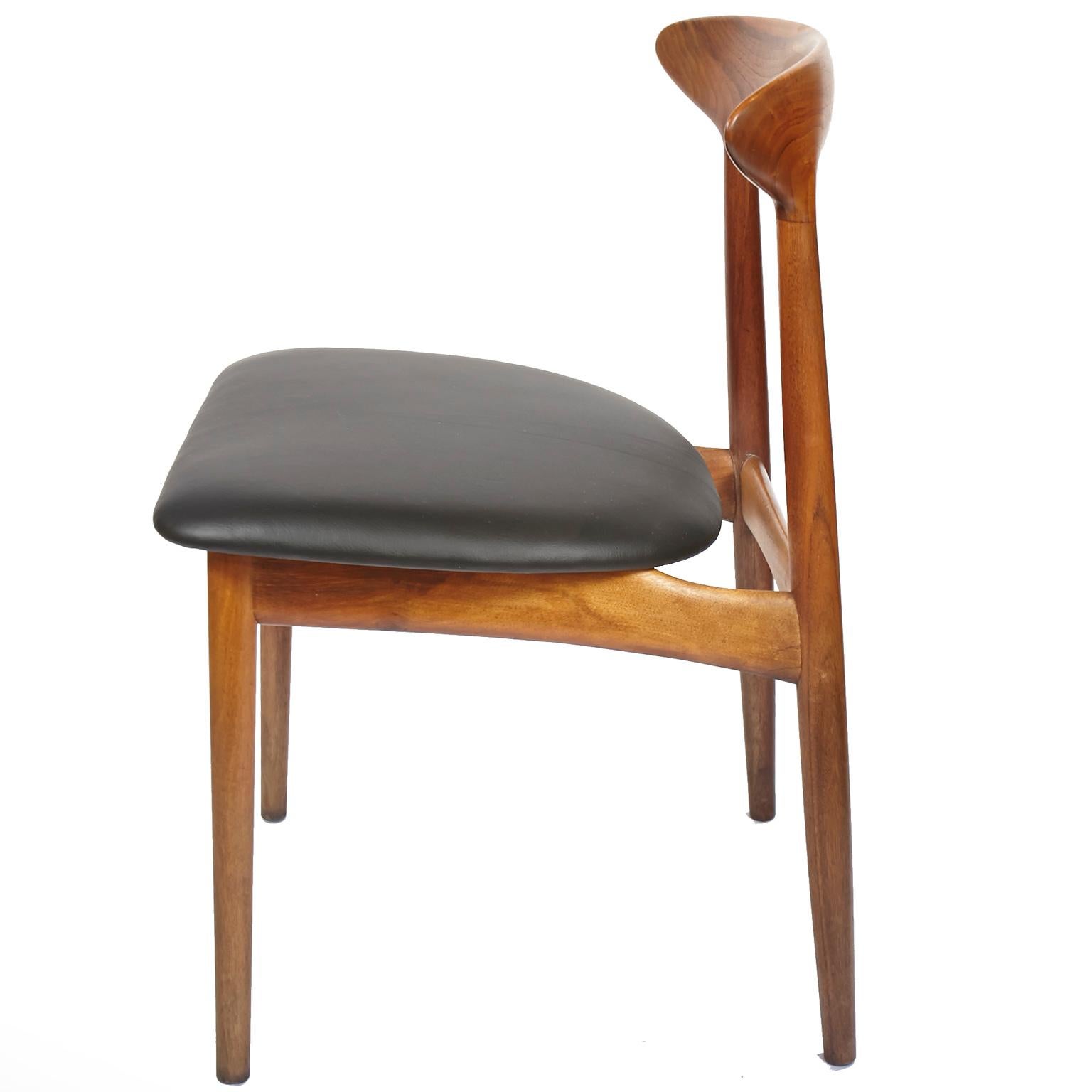 Set of Eight Danish Modern Kurt Ostervig Dining Chairs for Brande Mobelindustri 1
