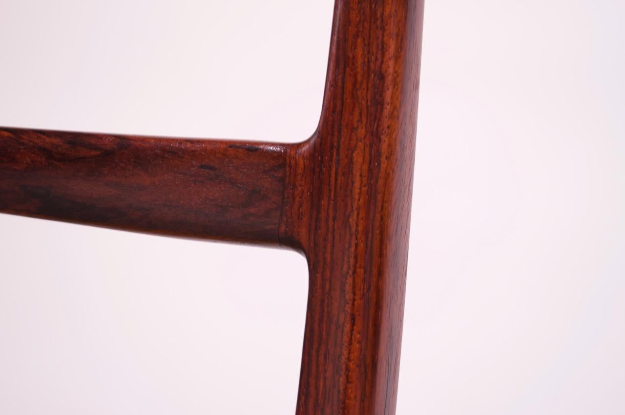 Set of Eight Danish Rosewood and Leather Dining Chairs by Sorø Stolefabrik 15