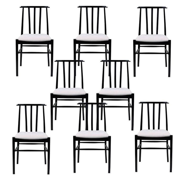 Set of Directoire Style Dining Room Chairs at 1stdibs