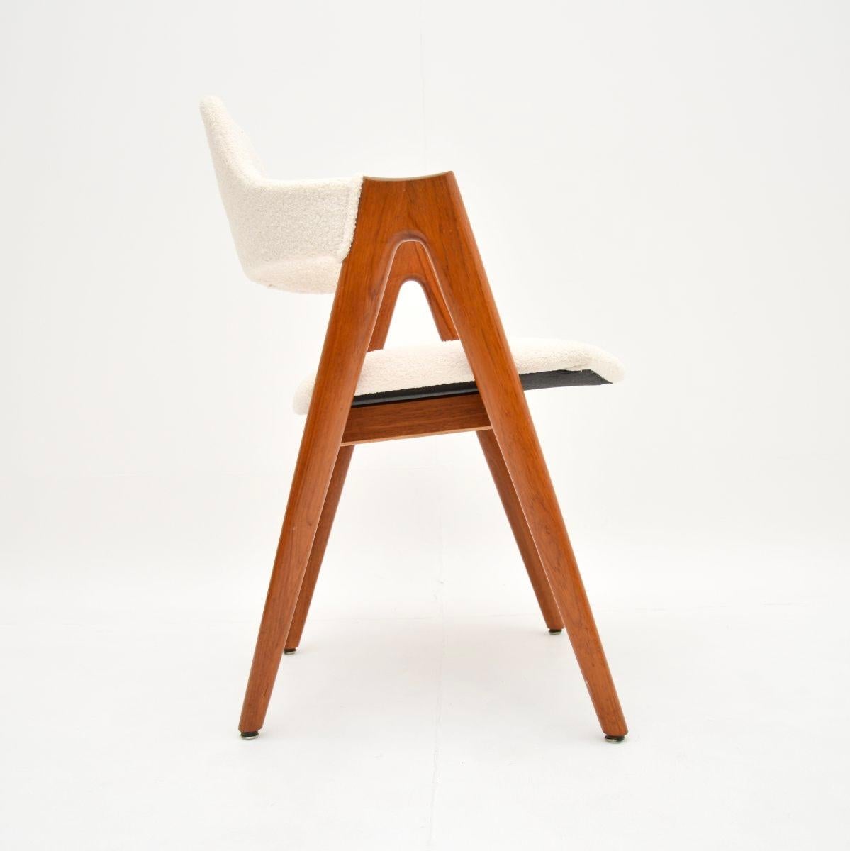 Set of Eight Danish Teak Compass Dining Chairs by Kai Kristiansen For Sale 4