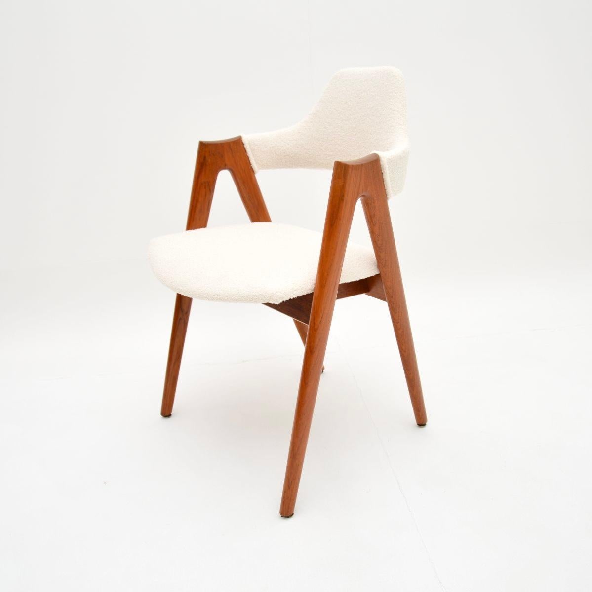 Mid-20th Century Set of Eight Danish Teak Compass Dining Chairs by Kai Kristiansen For Sale