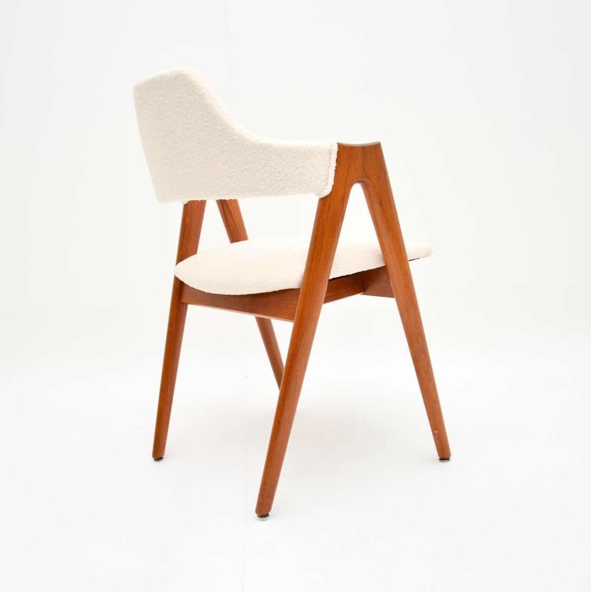 Set of Eight Danish Teak Compass Dining Chairs by Kai Kristiansen For Sale 2