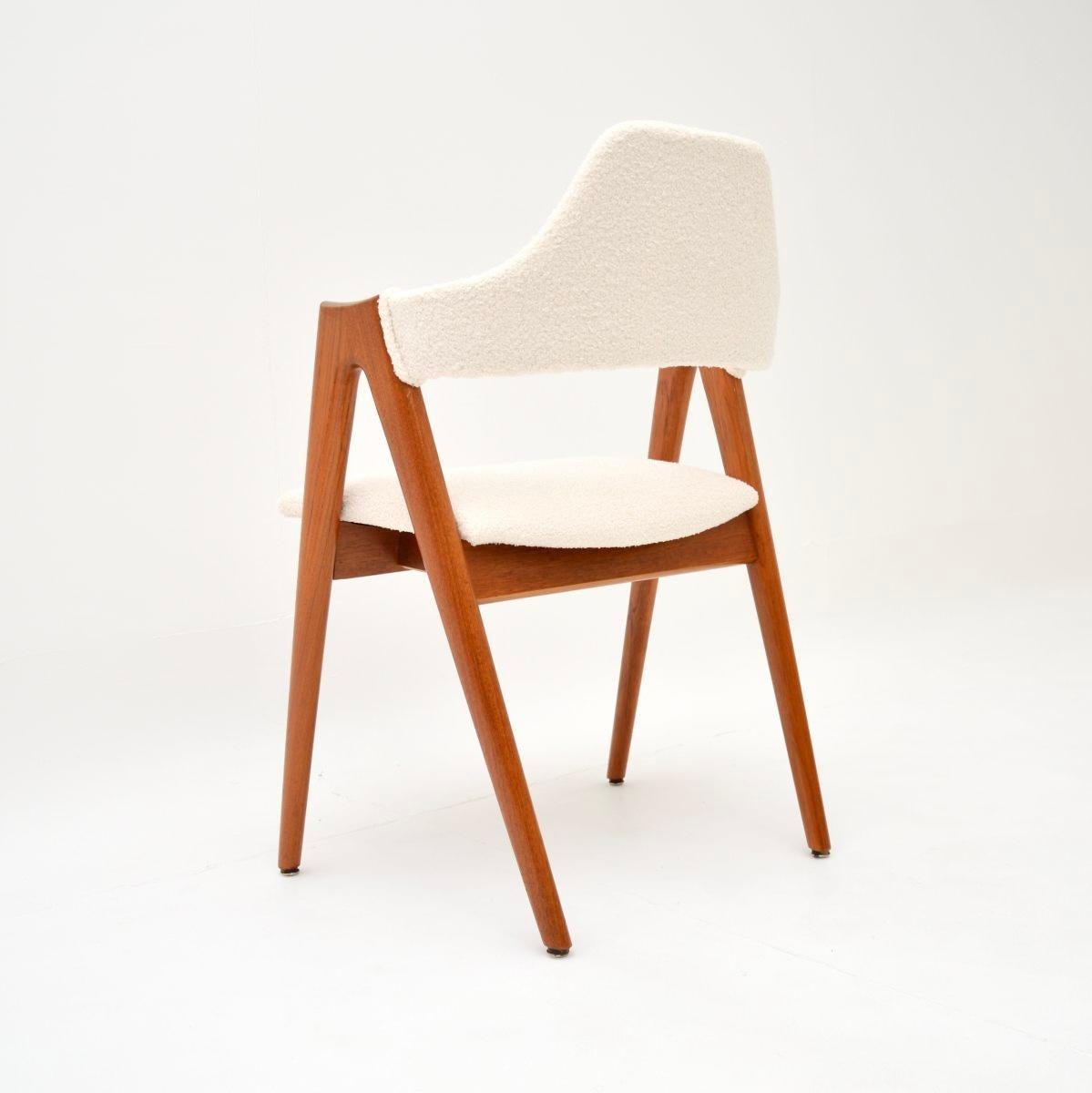 Set of Eight Danish Teak Compass Dining Chairs by Kai Kristiansen For Sale 3