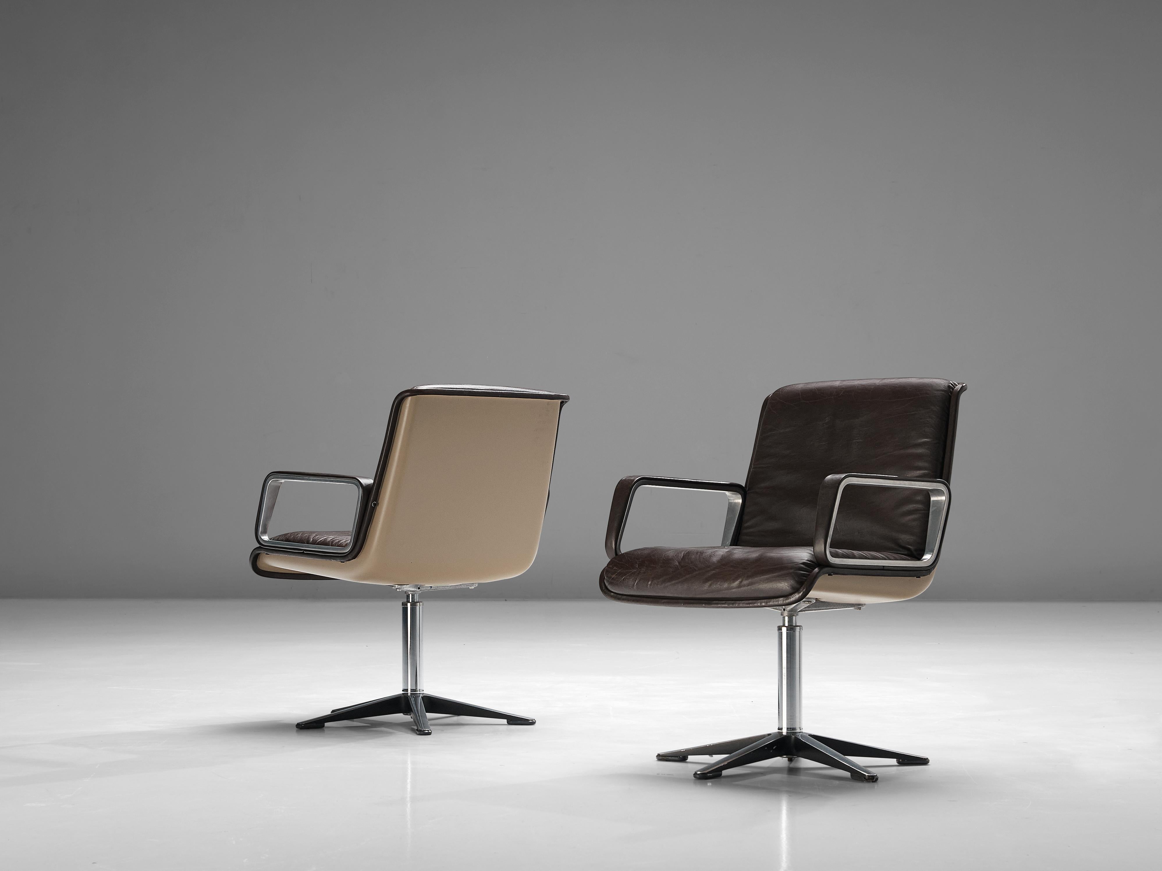 Upholstery Delta Design for Wilkhahn Set of Eight Office Chairs