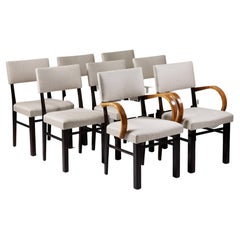 Set of Eight Dining Chairs, Anonymous, Finland, 1930s