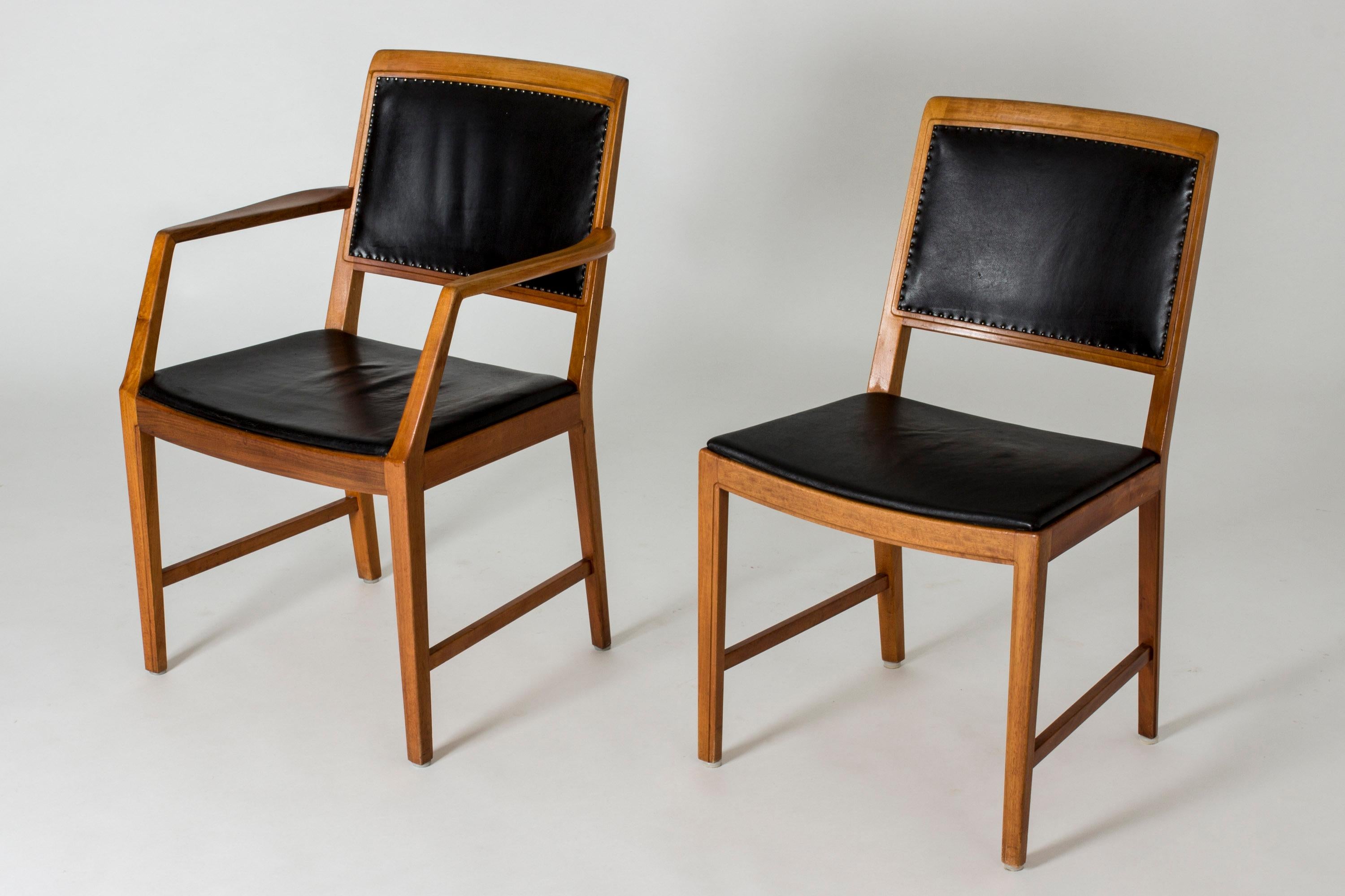 Set of Eight Dining Chairs by Bertil Fridhagen In Good Condition In Stockholm, SE