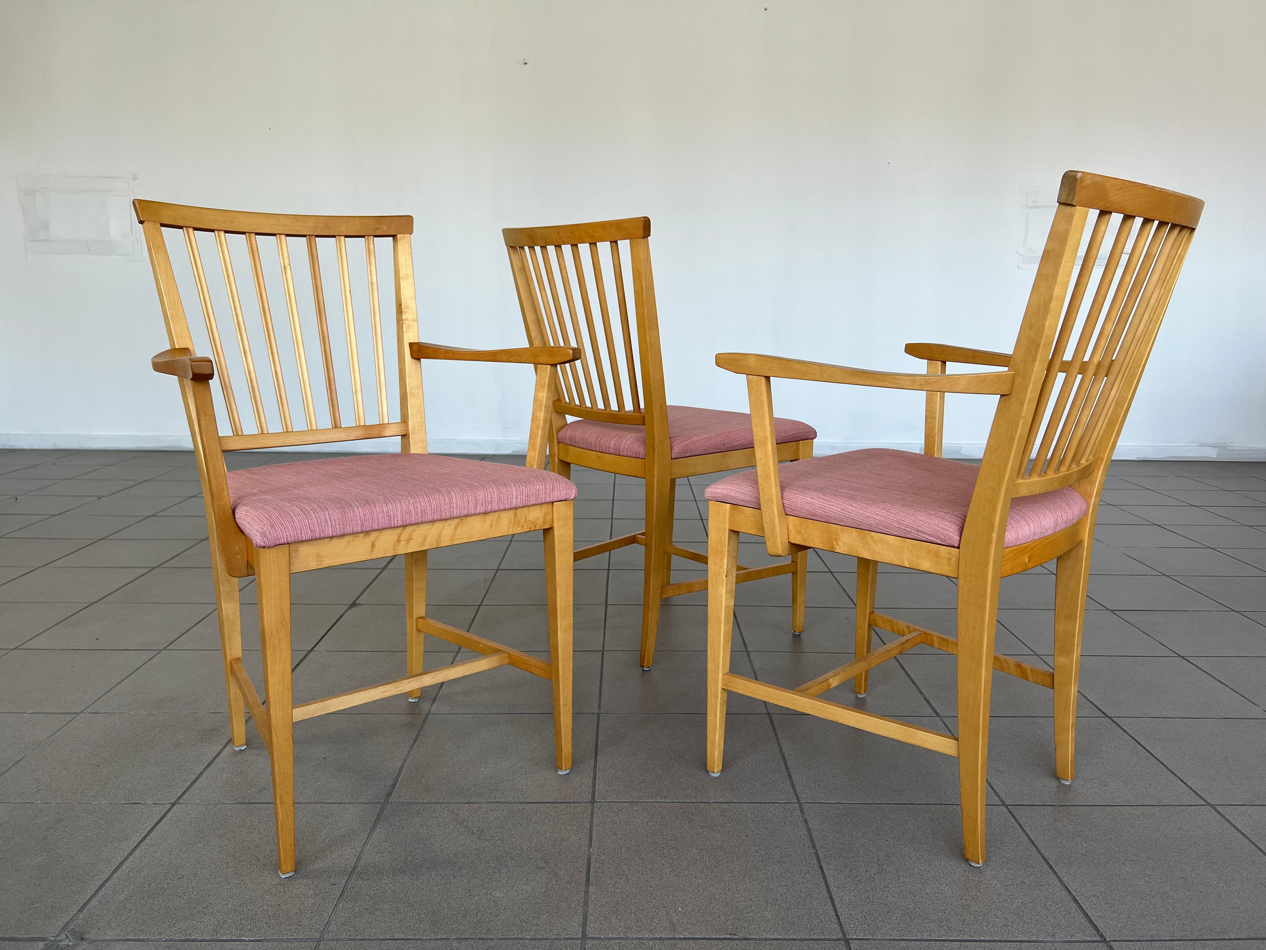Set of Eight Dining Chairs by Carl Malmsten for Stolab 5